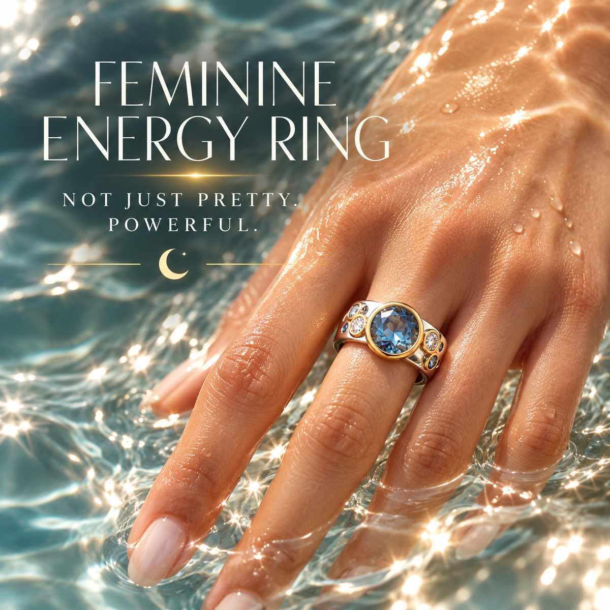 Introducing the Feminine Energy Ring Energy you can wear 💎