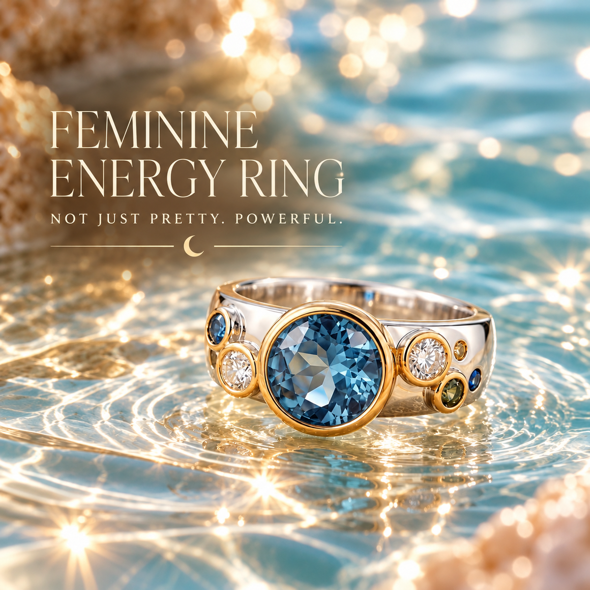 Introducing the Feminine Energy Ring Energy you can wear 💎