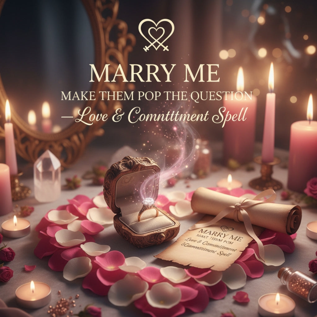 MARRY ME / MAKE THEM POP THE QUESTION — Love & Commitment Spell