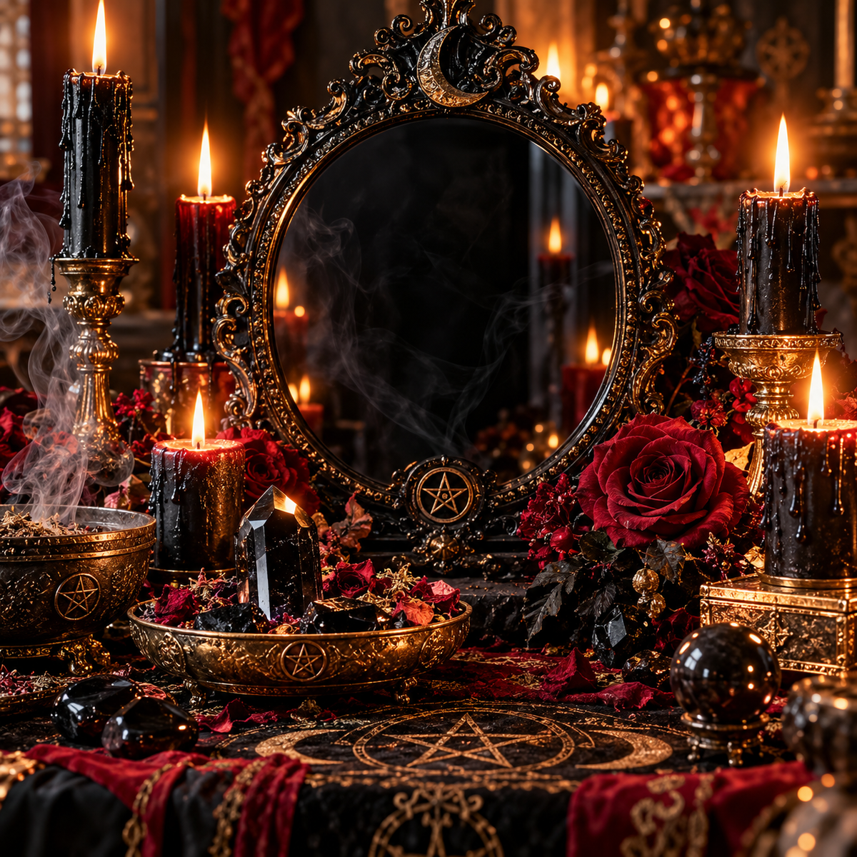 THE WITCHES’ BLACK MIRROR REVERSAL RITE™ Halloween Return to Sender • Evil Eye Reversal • Negative Energy Reflection
