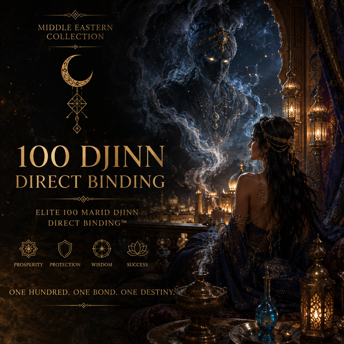 Middle Eastern Collection | The Council of One Hundred Marid Djinn | Elite 100 Marid Djinn