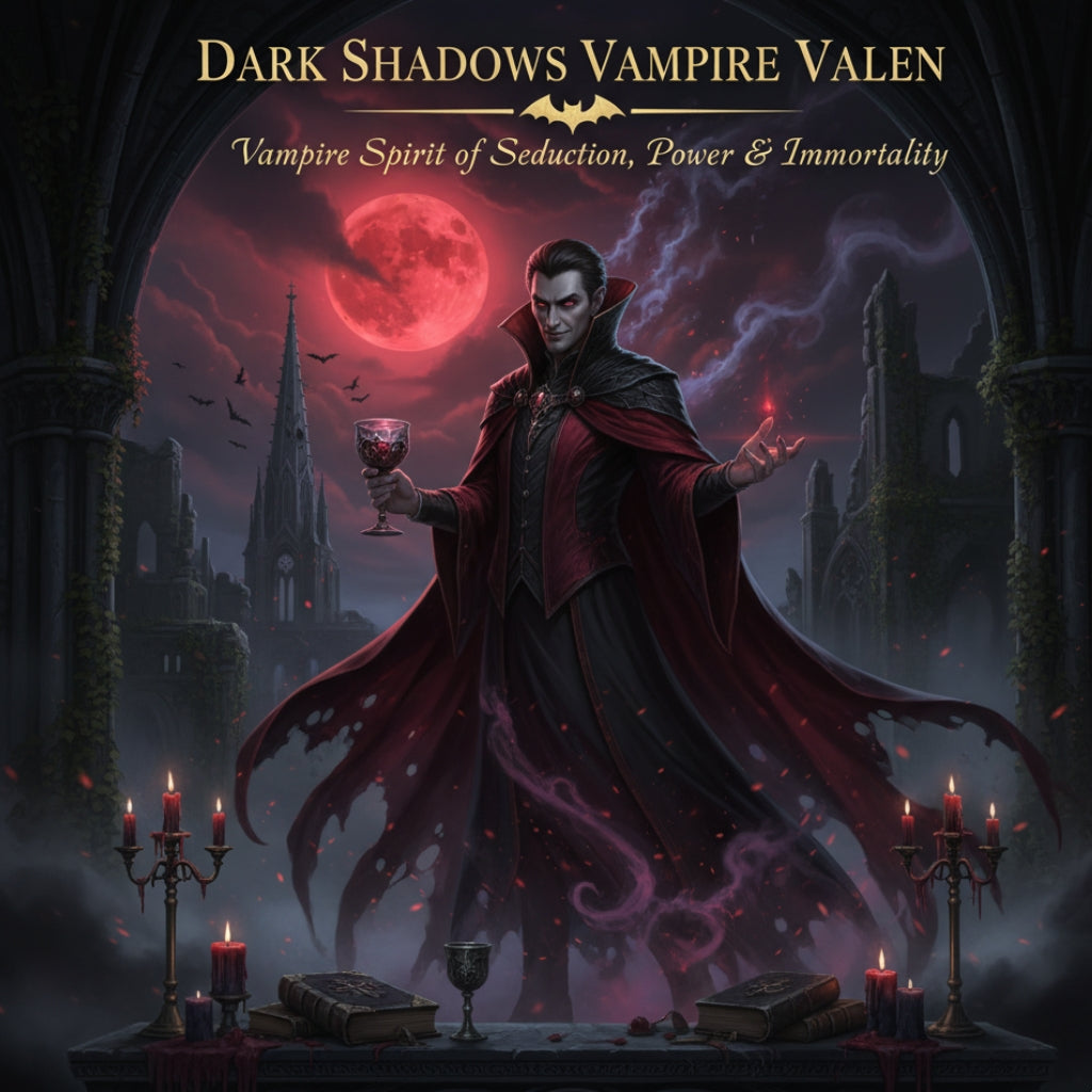 DARK SHADOWS VAMPIRE VALEN — Vampire Spirit of Seduction, Power & Immortality | DARK SHADOWS VAMPIRE