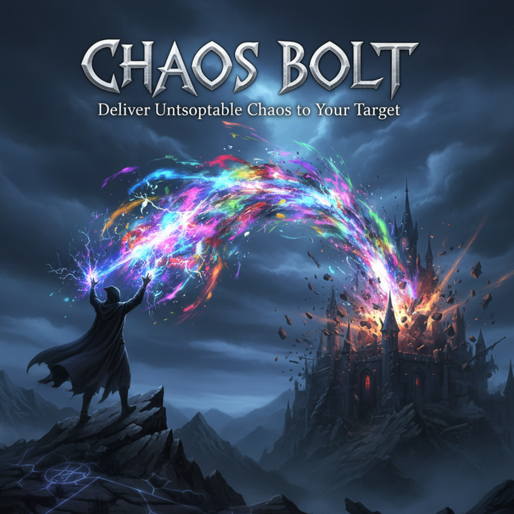 Chaos Bolt: Deliver Unstoppable Chaos to Your Target