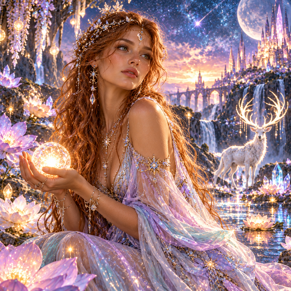 AELORIA – THE STARBORN WISHKEEPER   Celestial Mythical Being Direct Binding