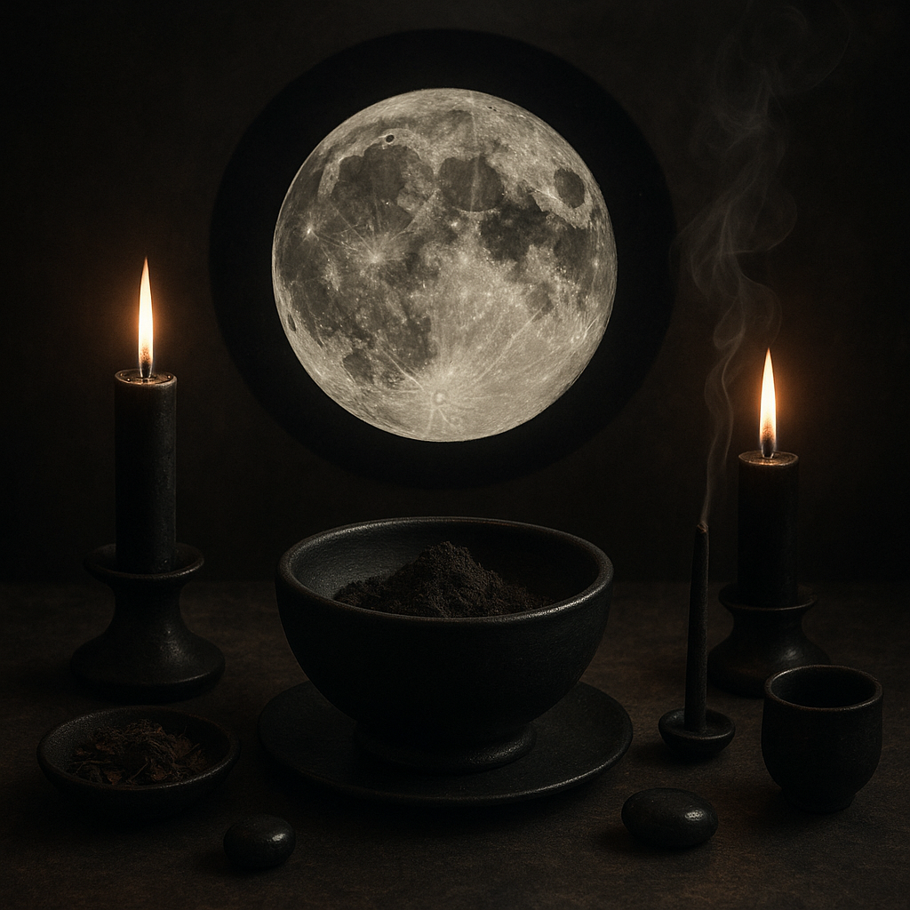 Dark Full Moon Offering — Ritual of Empowerment & Transformation