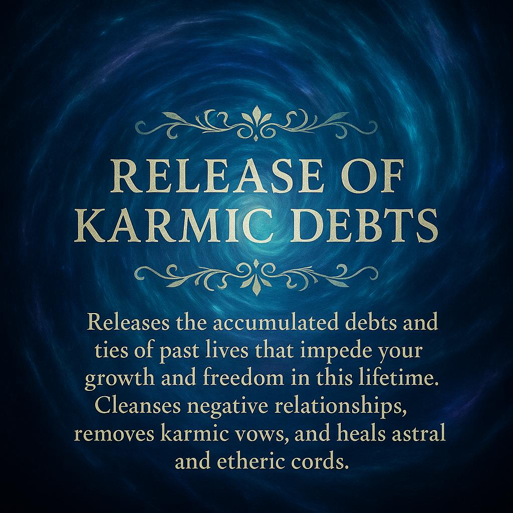 4 Day Karmic DEBTS  Release Ceremony – Spiritual Renewal & Energy Freedom