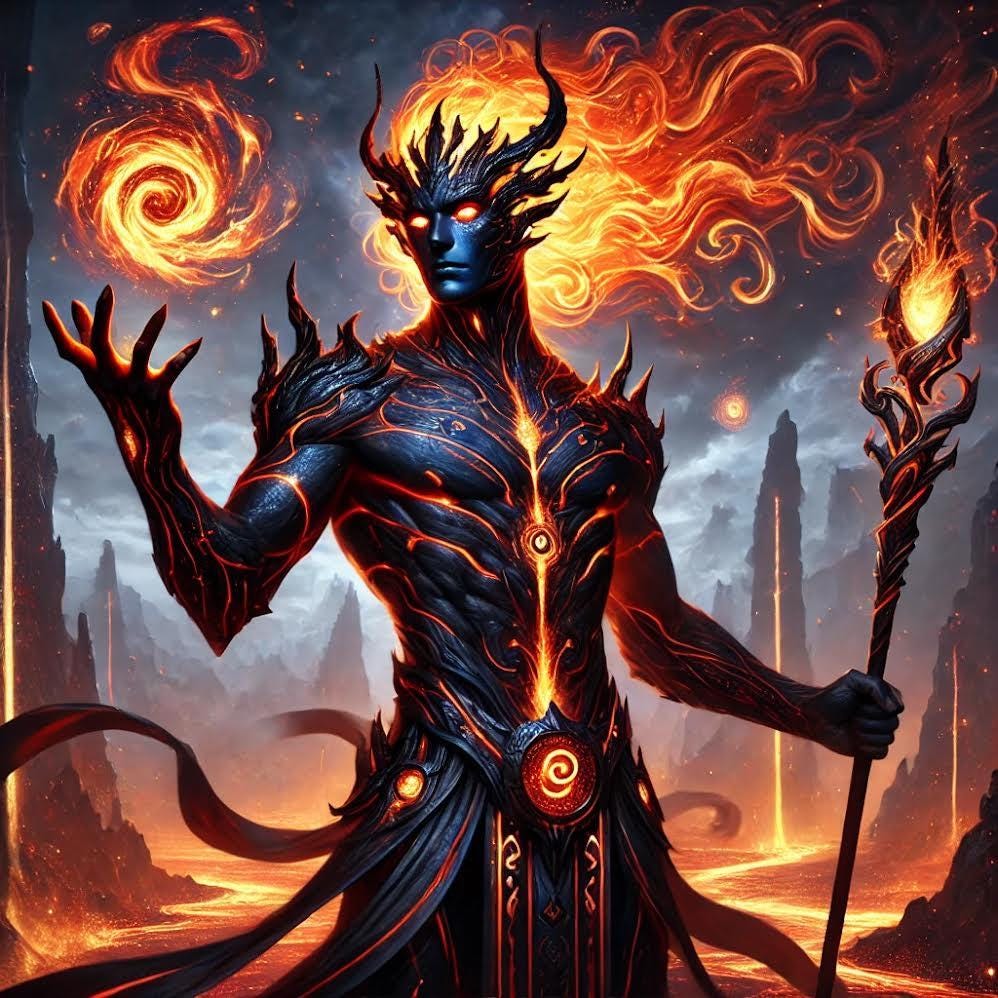 Introducing Malik the Eternal Flame:  Male Djinn of Passion and Power