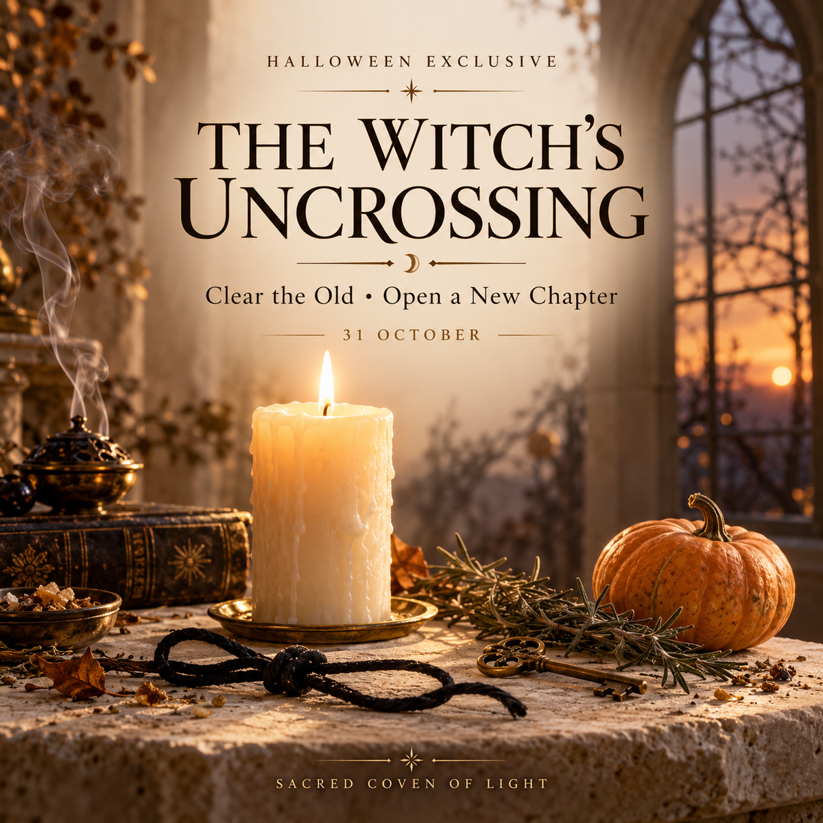 The Witch’s Uncrossing™ | Halloween Uncrossing and Spiritual Cleansing Rite | 31 October Ceremony