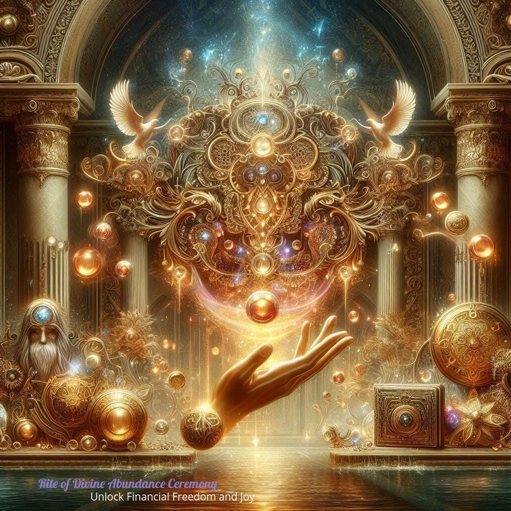 Rite Of Divine Abundance Ceremony - Unlock Financial Freedom And Joy