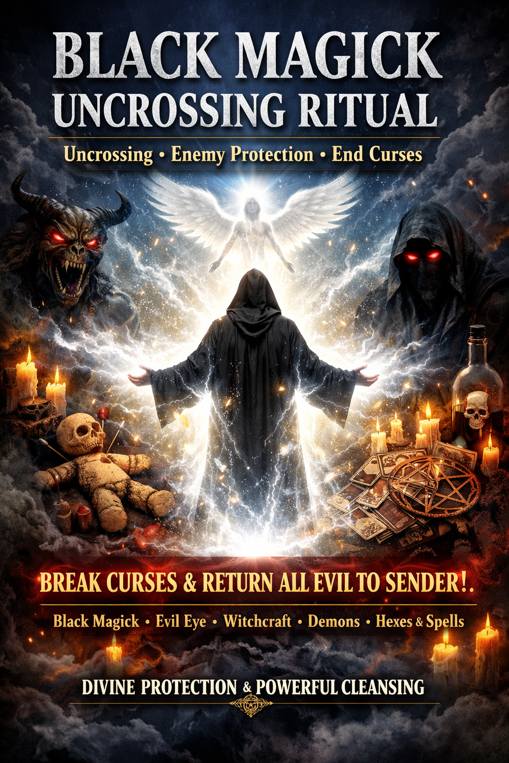 Uncrossing Enemy Protection Evil Eye End Curses - RITUAL