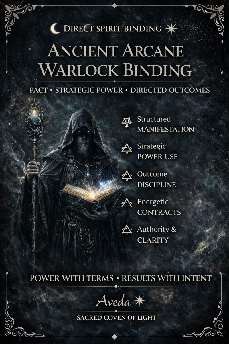 ANCIENT ARCANE WARLOCK BINDING Pacts • Strategic Power • Directed Outcomes