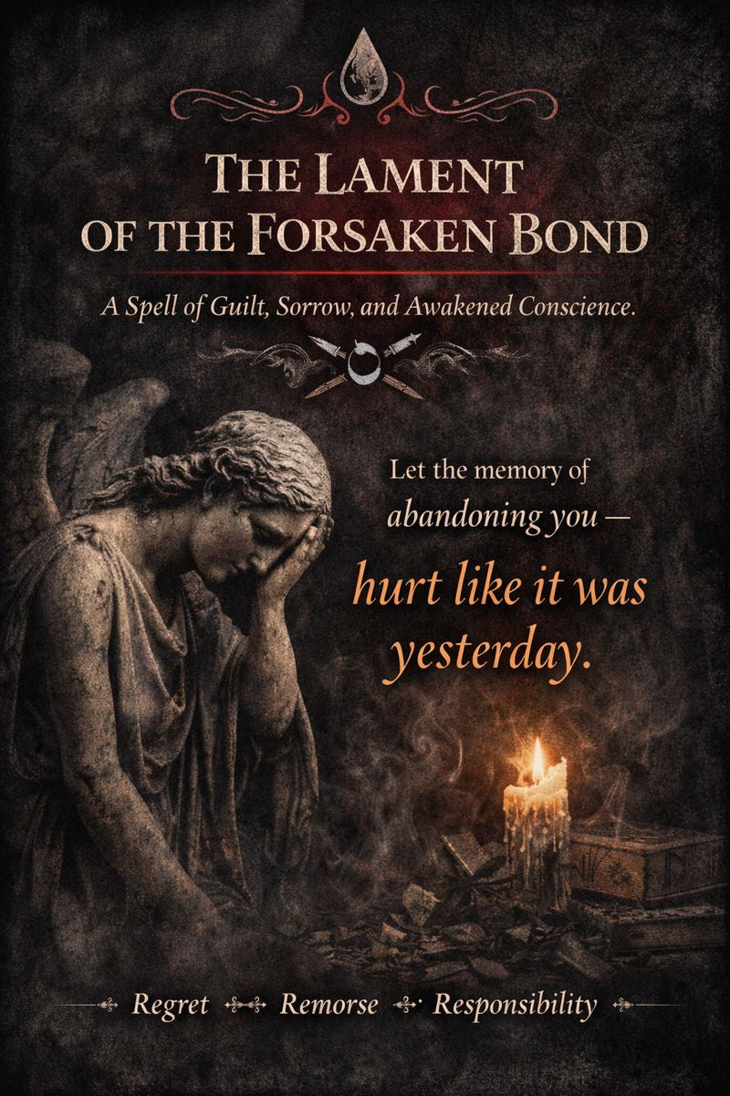 The LAMENT Of The FORSAKEN BOND - Spell of Guilt, Sorrow, and Awakened Conscience
