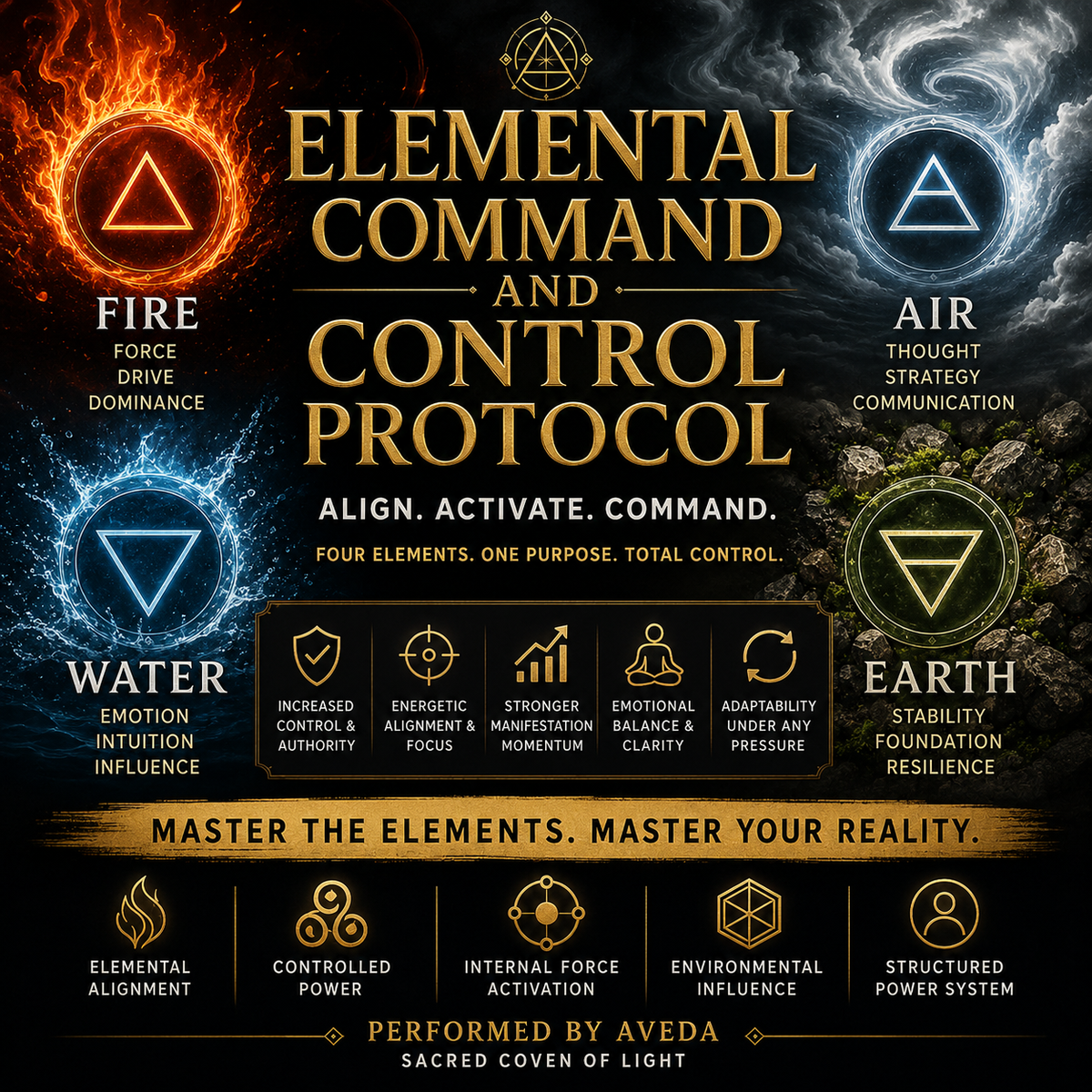 ELEMENTAL COMMAND AND CONTROL PROTOCOL  Elemental Alignment | Environmental Influence | Internal Force Activation