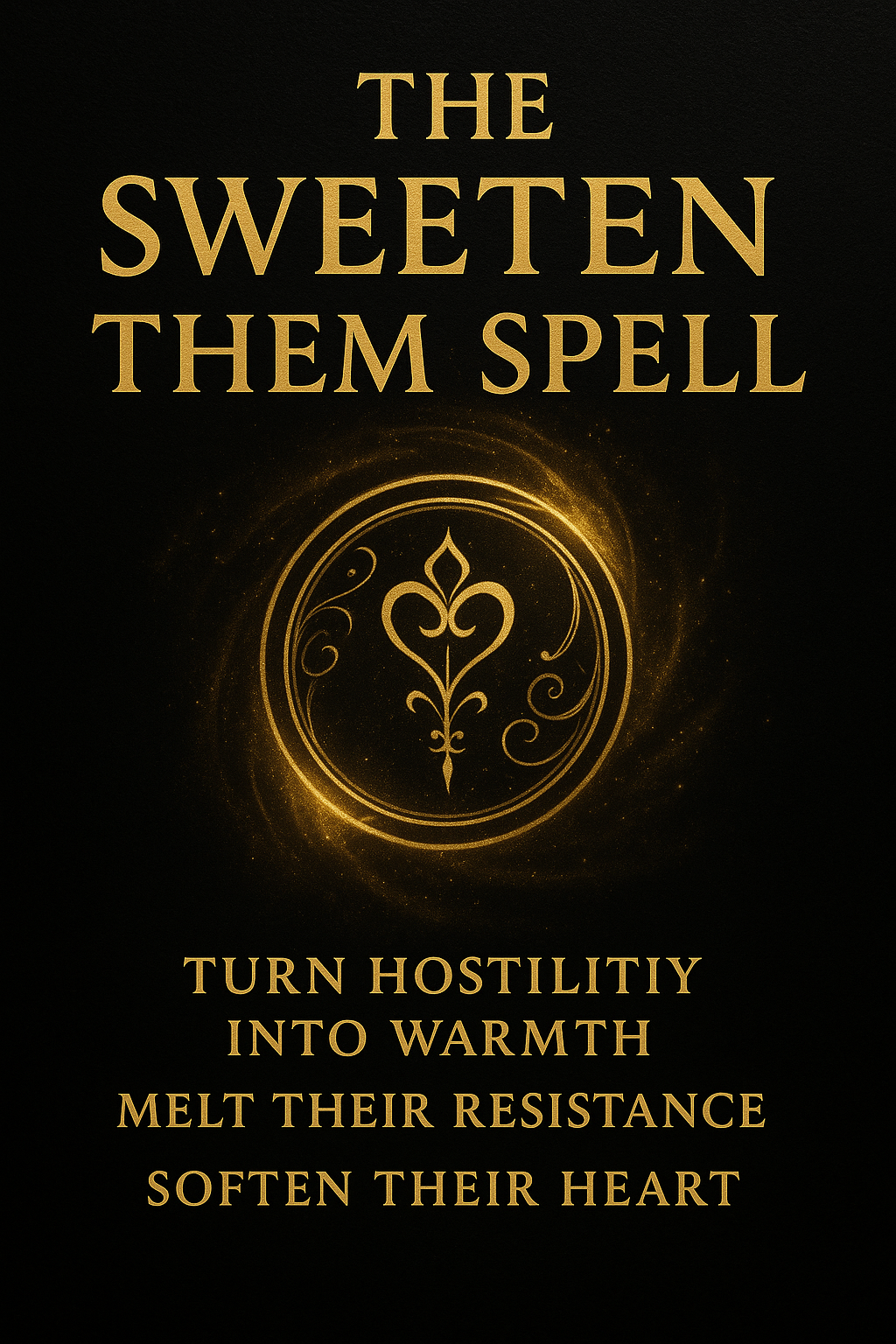 SWEETEN THEM SPELL - Turn Hostility Into Warmth • Melt Their Resistance • Soften Their Heart