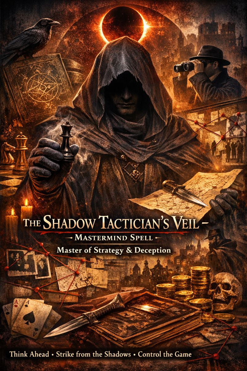 The Shadow Tactician’s Veil – Mastermind Spell - The Art of Strategy and Deception