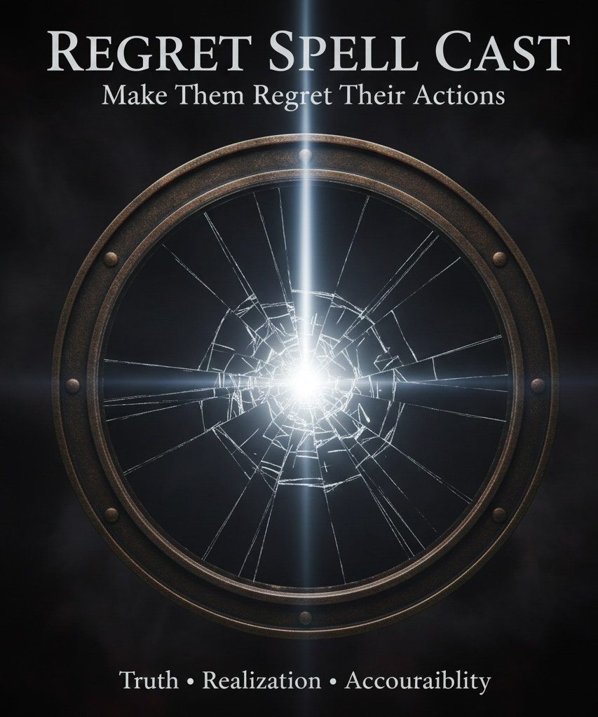 Regret Spell Cast - Make Them Regret Their Actions
