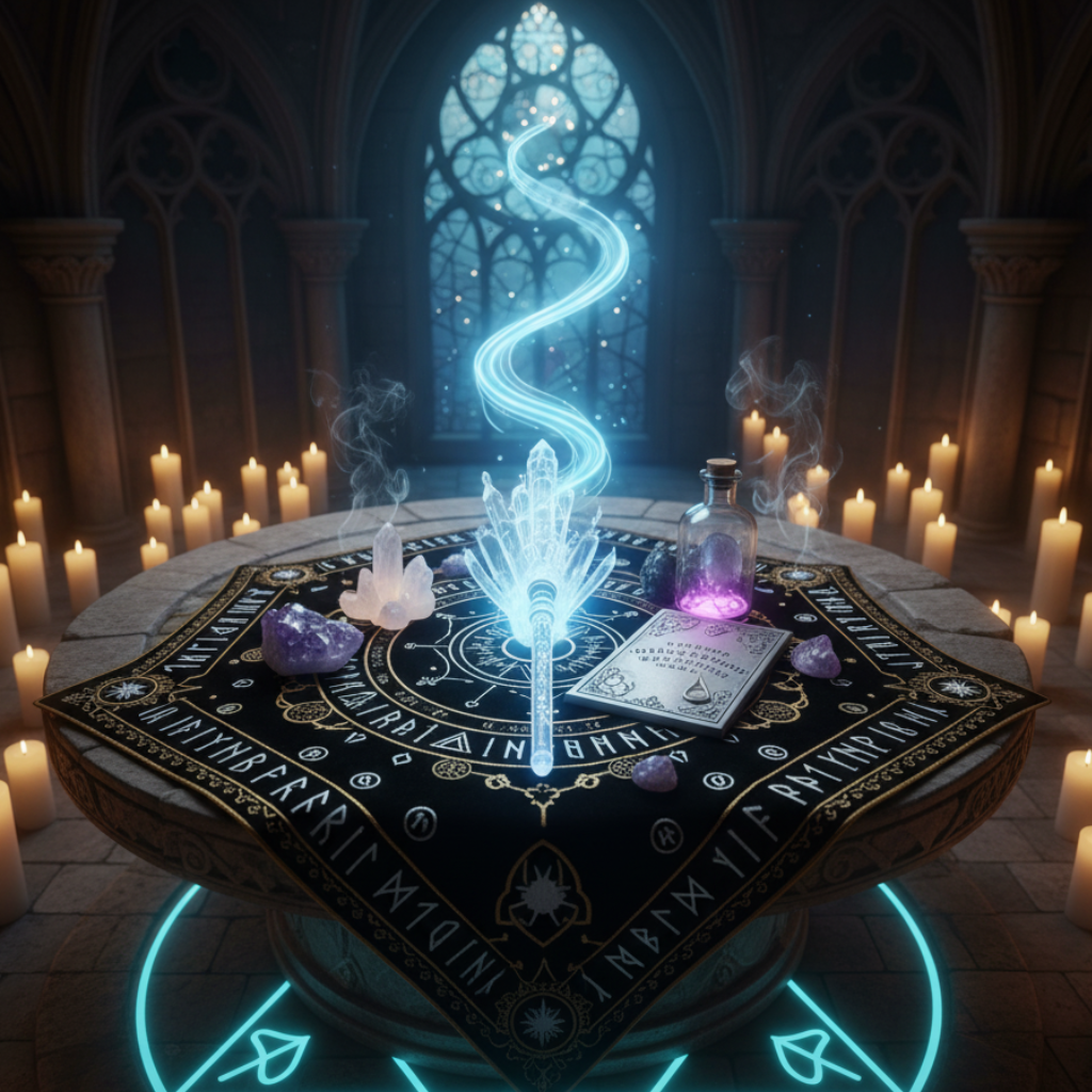 Charging Resting Cleansing Cloaks - Cleanse & Charge Your Magical Collection