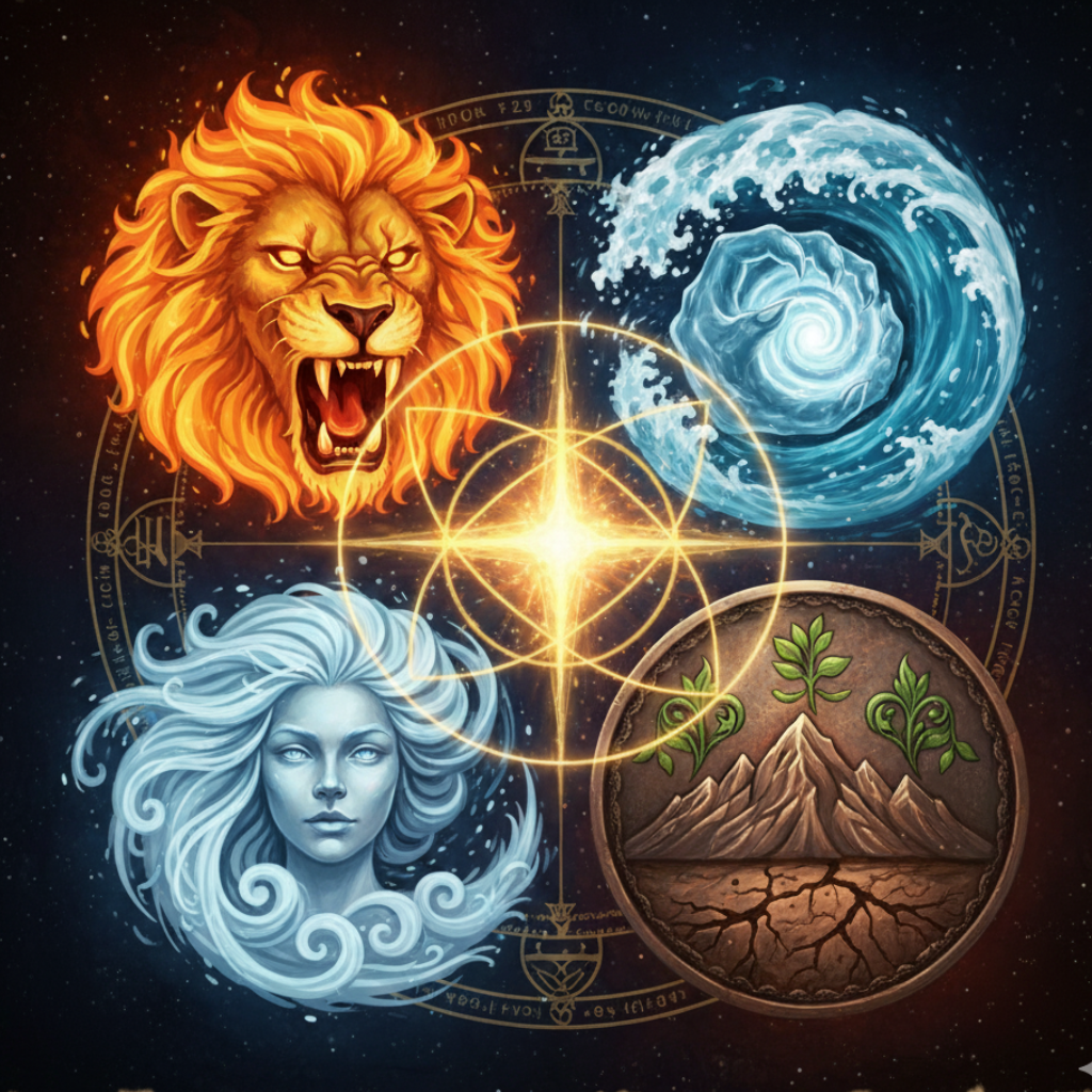 Elemental Control Spell - Influential Binding Of Earth, Fire, Wind, Water