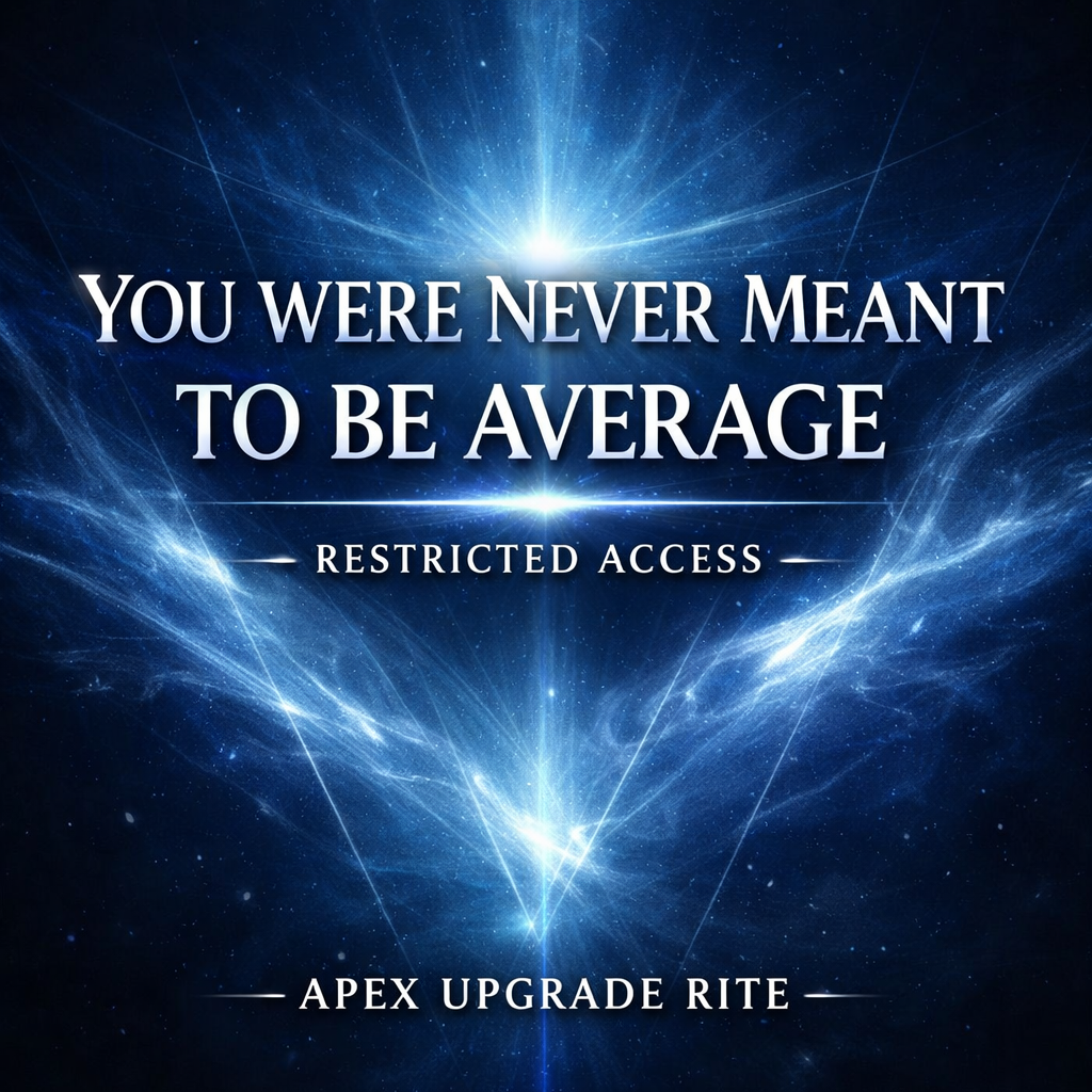 APEX HUMAN UPGRADE Rite Mental Recalibration Confidence Power Presence