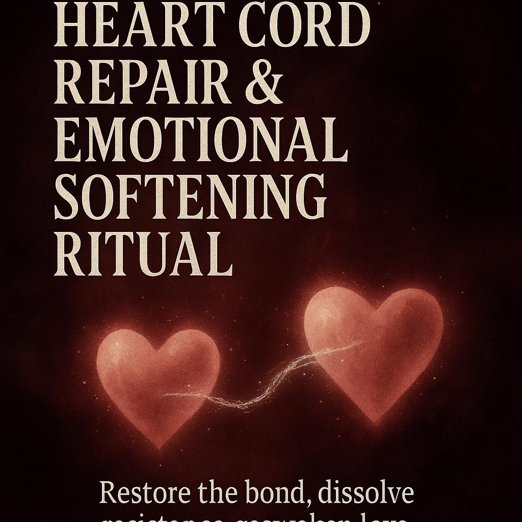 Heart Cord Repair & Emotional Softening Ritual – Restore the Bond, Dissolve Resistance, Reawaken Love