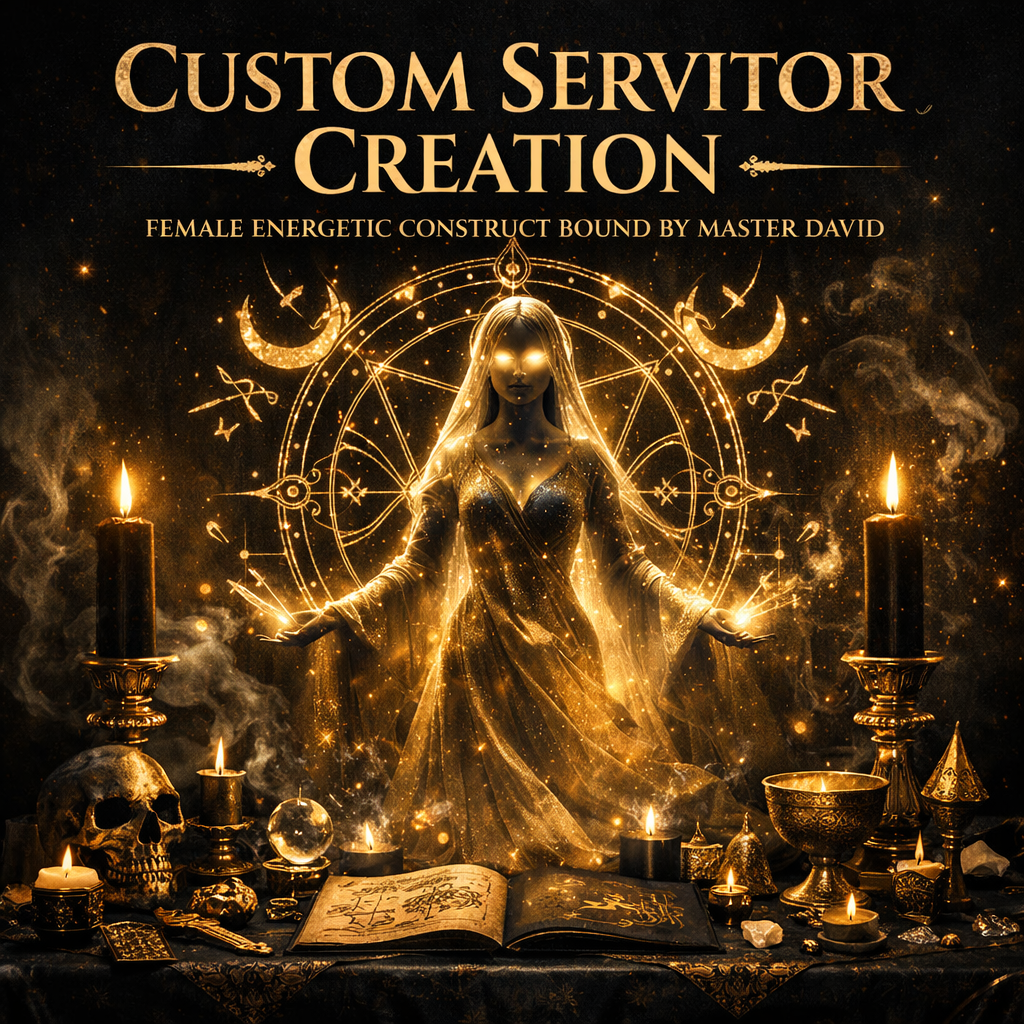 Sovereign Servitor Creation ✦ Custom Female Energetic Construct Directly Bound by Master David