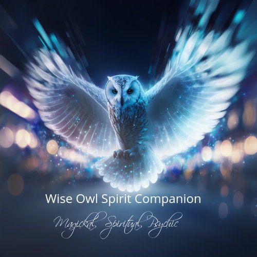 Wise Owl Spirit Companion ~ Magickal,  Spiritual, Psychic