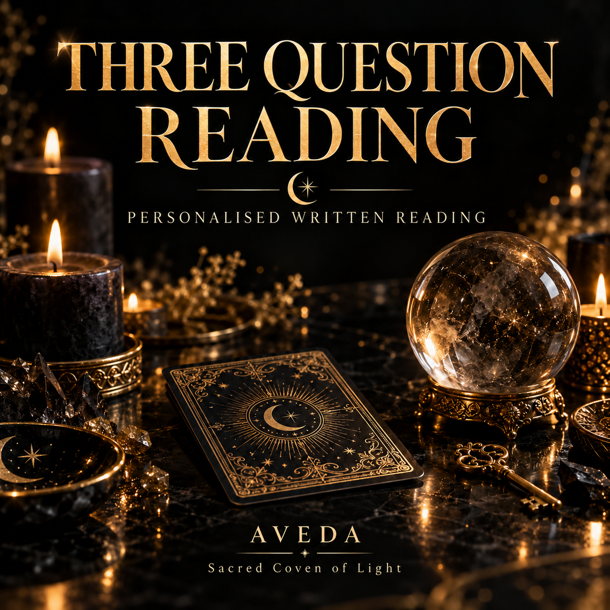 three  Question - Psychic Reading -focused psychic reading delivers clear, direct insight into one specific situation (Copy)