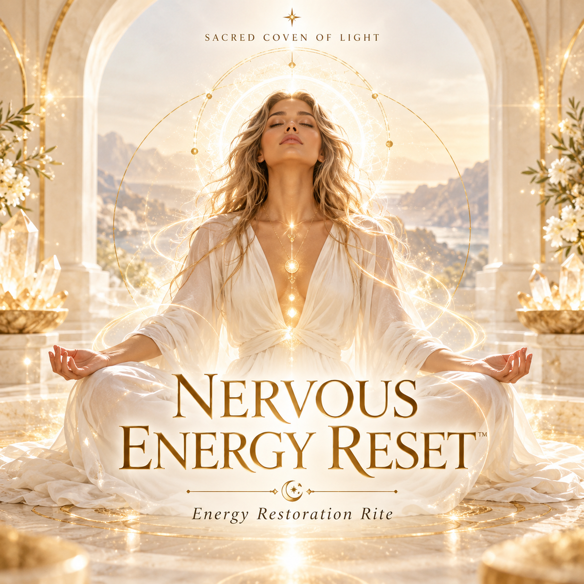 NERVOUS ENERGY RESET™ | Calm and Grounding Spiritual Energy Rite | Energetic Overload and Balance | Men and Women