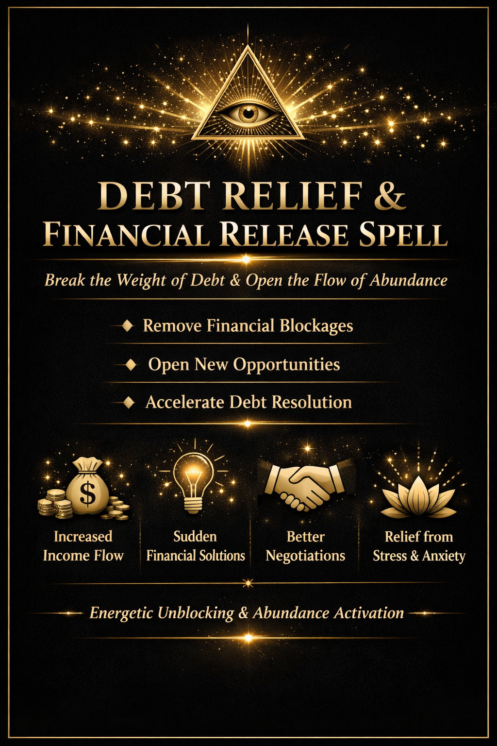 DEBT RELIEF AND FINANCIAL RELEASE SPELL