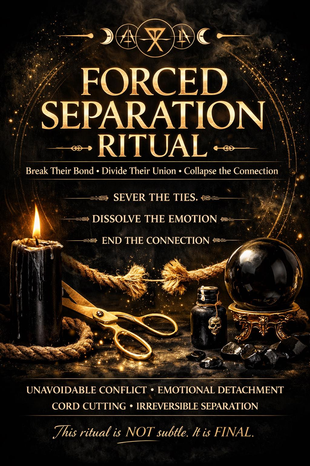 🜏 FORCED SEPARATION RITUAL