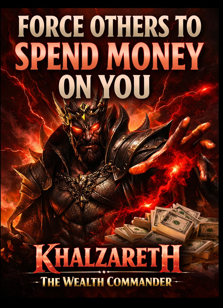 KHALZARETH THE WEALTH COMMANDER -THEY WILL PAY YOU — NO DELAY