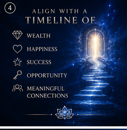 QUANTUM LEAP MIRACLE TIMELINE ACTIVATION™ Reality Shifting • Timeline Jumping • Destiny Activation • Future Self Integration