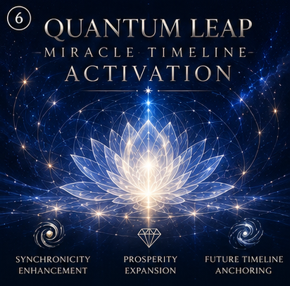 QUANTUM LEAP MIRACLE TIMELINE ACTIVATION™ Reality Shifting • Timeline Jumping • Destiny Activation • Future Self Integration
