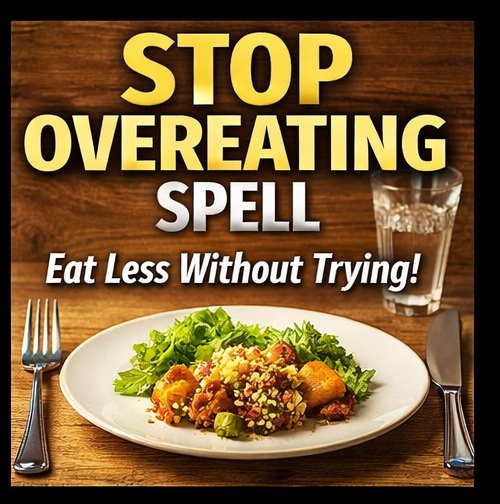 Stop Overeating Spell | Appetite Suppressant Ritual | Eat Less Without Trying | Portion Control Help | Weight Loss Energy Cast